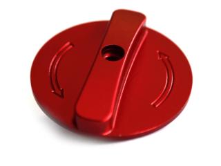 Anodised aluminium component