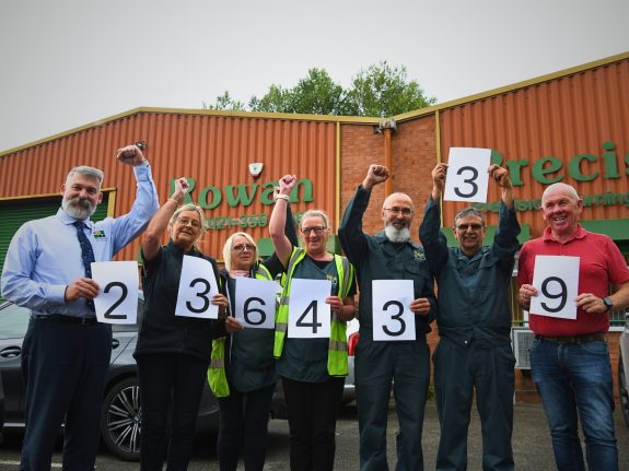 Go Team Rowan - CNC machining for aerospace achieves step challenge for charity