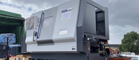 delivery of our new CNC machinery