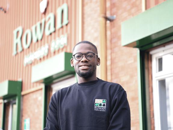 Ricardo Morgan, Rowan Precision apprentice